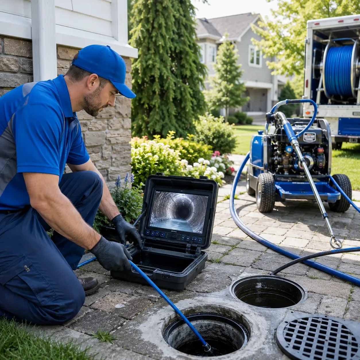 Outdoor drain cleaning professionals serving Wyco, WV