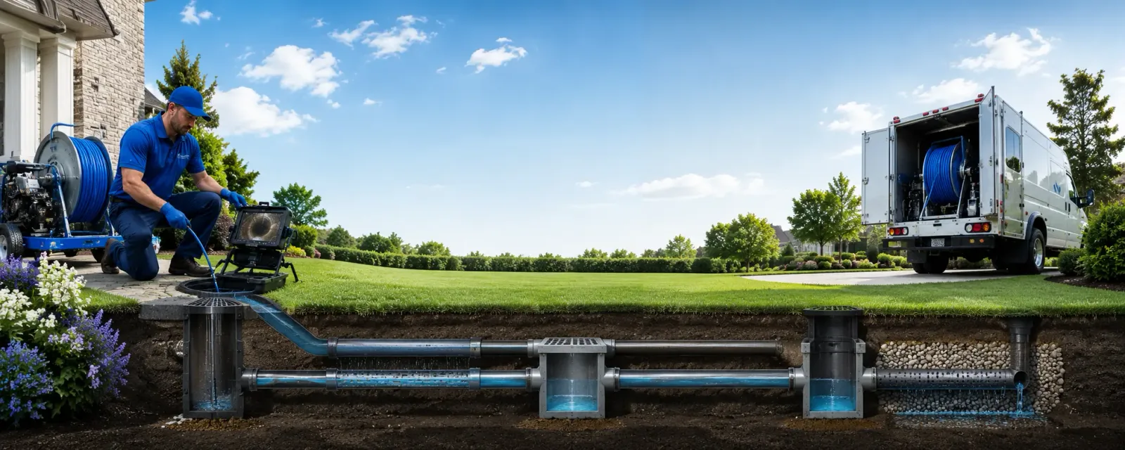 Outdoor drain cleaning information for Wyco, WV
